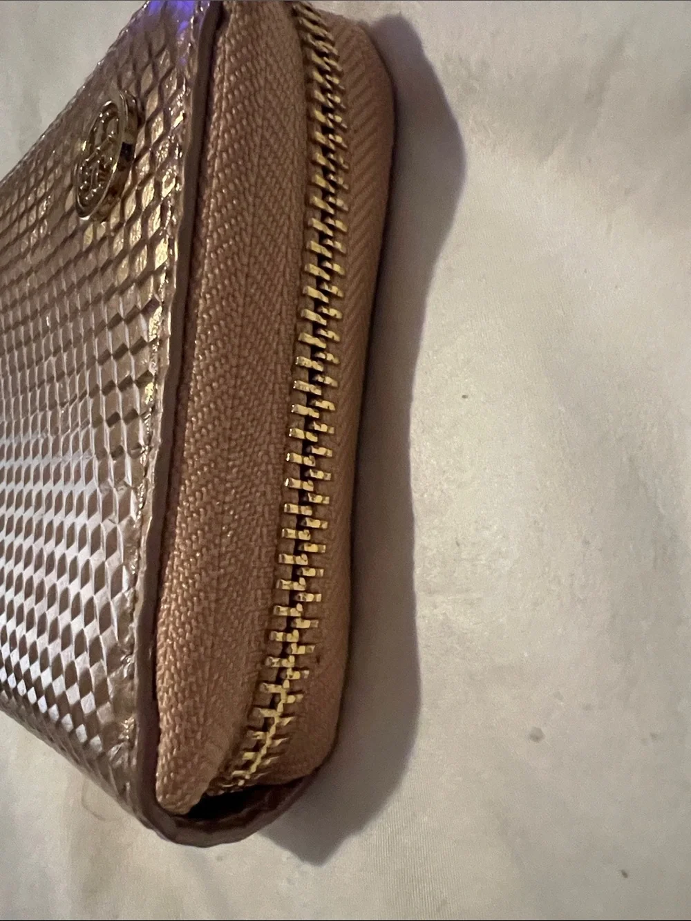 Tory Burch shiny metallic